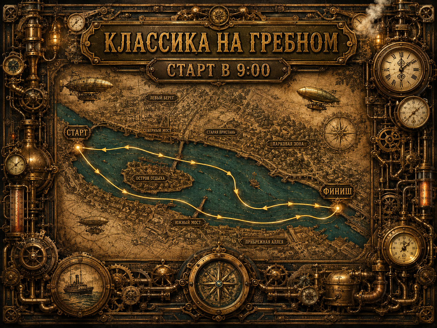 Классика на гребном